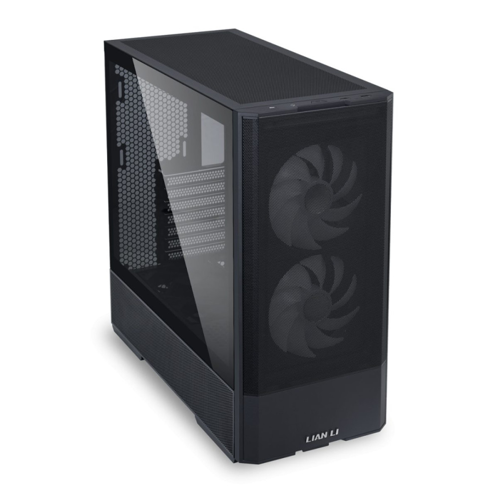 Lian Li LANCOOL 207 Black - ATX PC Case (4 FANS) 2 x front 140 ARGB PWM & 2  bottom 120 PWM reverse