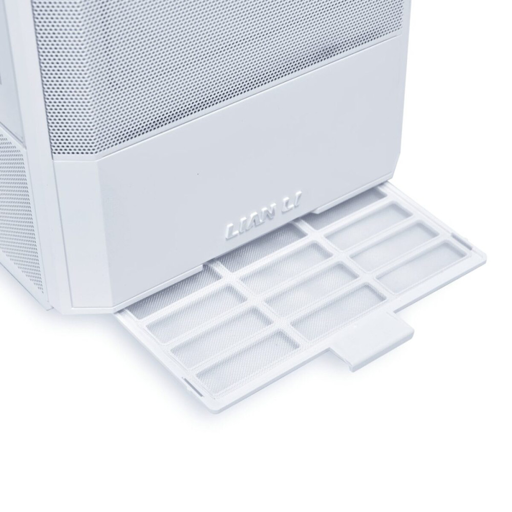 Lian Li LANCOOL 207 White - ATX PC Case (4 FANS) 2 x front 140 ARGB PWM & 2  bottom 120 PWM reverse