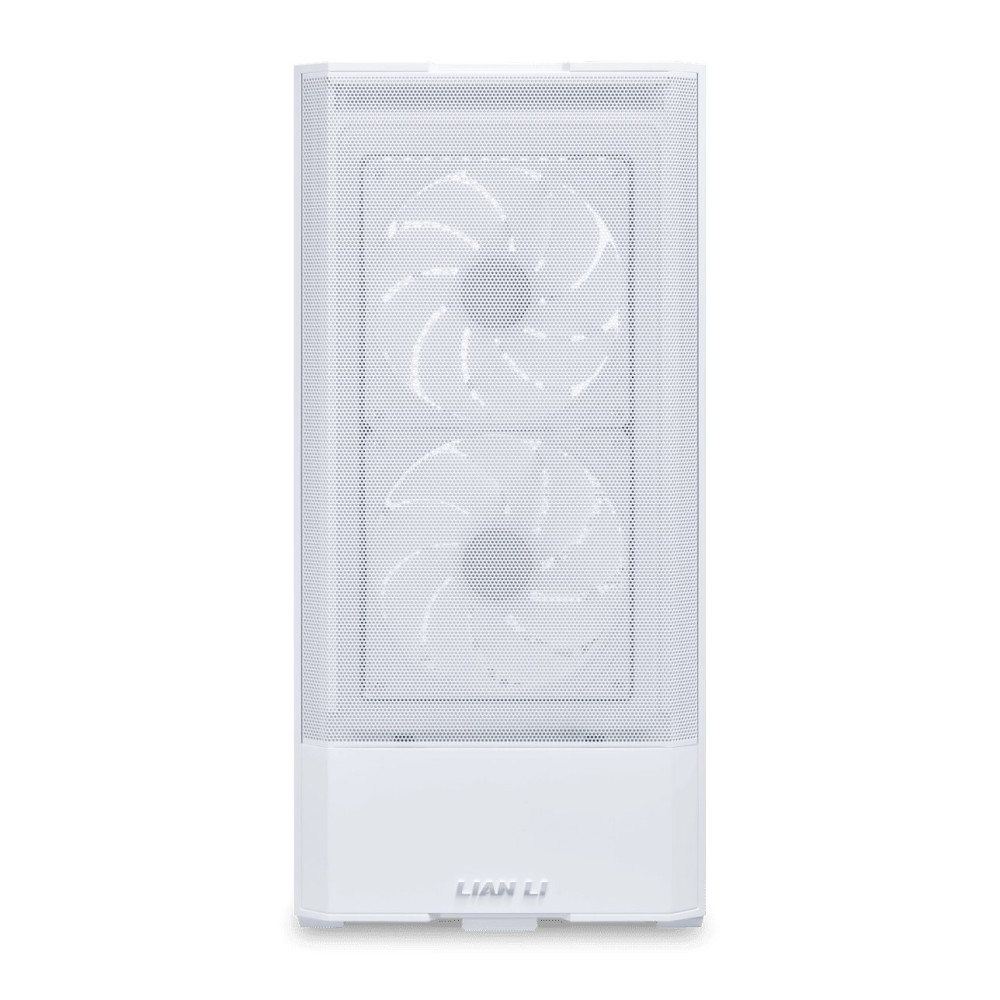 Lian Li LANCOOL 207 White - ATX PC Case (4 FANS) 2 x front 140 ARGB PWM & 2  bottom 120 PWM reverse