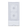 Lian Li LANCOOL 207 White - ATX PC Case (4 FANS) 2 x front 140 ARGB PWM & 2  bottom 120 PWM reverse