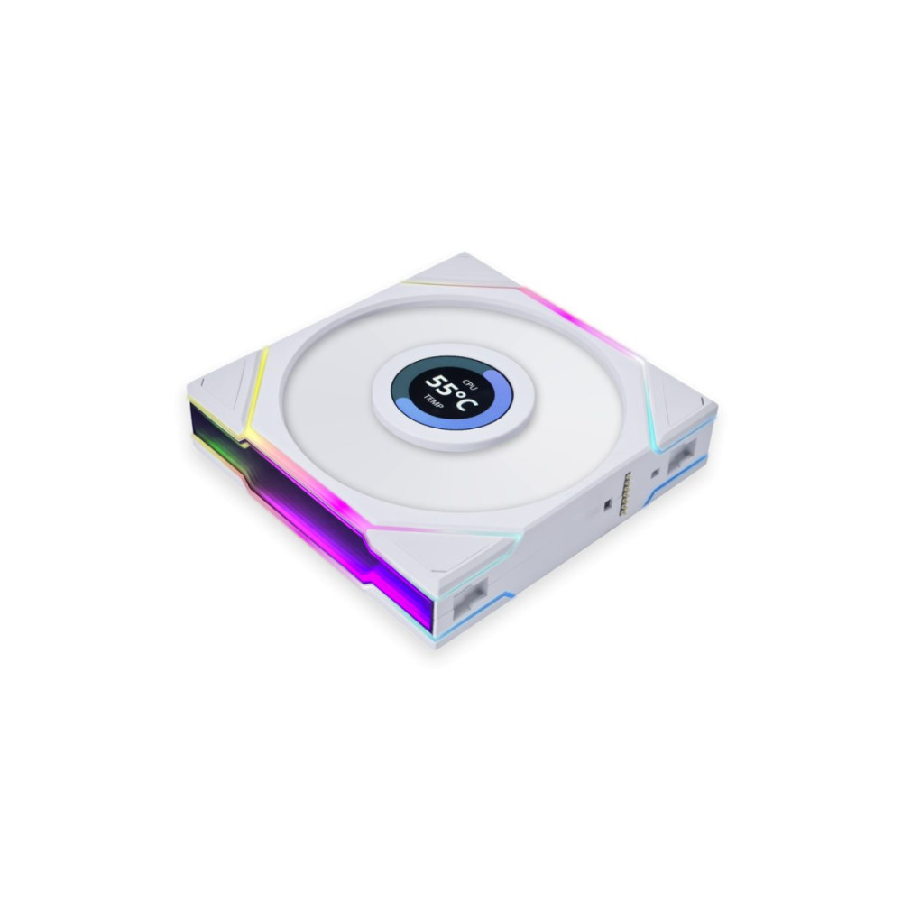 Lian Li UNIFAN TL LCD 120 -3PCS White (Triple pack include Controller) - Case Fan