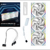Lian Li UNIFAN SL Wireless 120 -3PCS White (Triple pack include Controller) - Case Fan