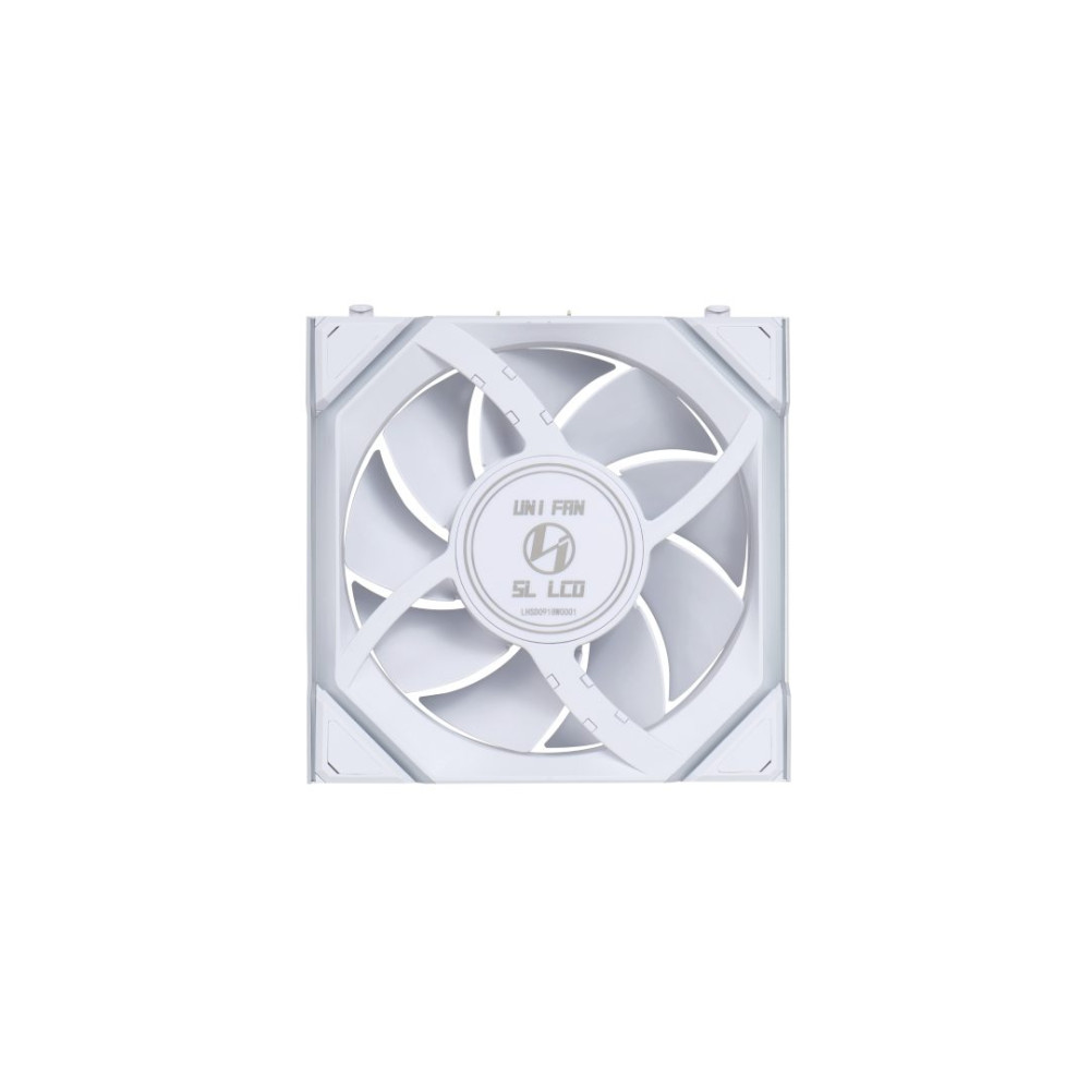 Lian Li UNIFAN SL Wireless LCD 120 -3PCS White (Triple pack include Controller) - Case Fan
