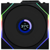 Lian Li UNI FAN TL-LCD Wireless 120 Black (3pcs & controller) Case Fan