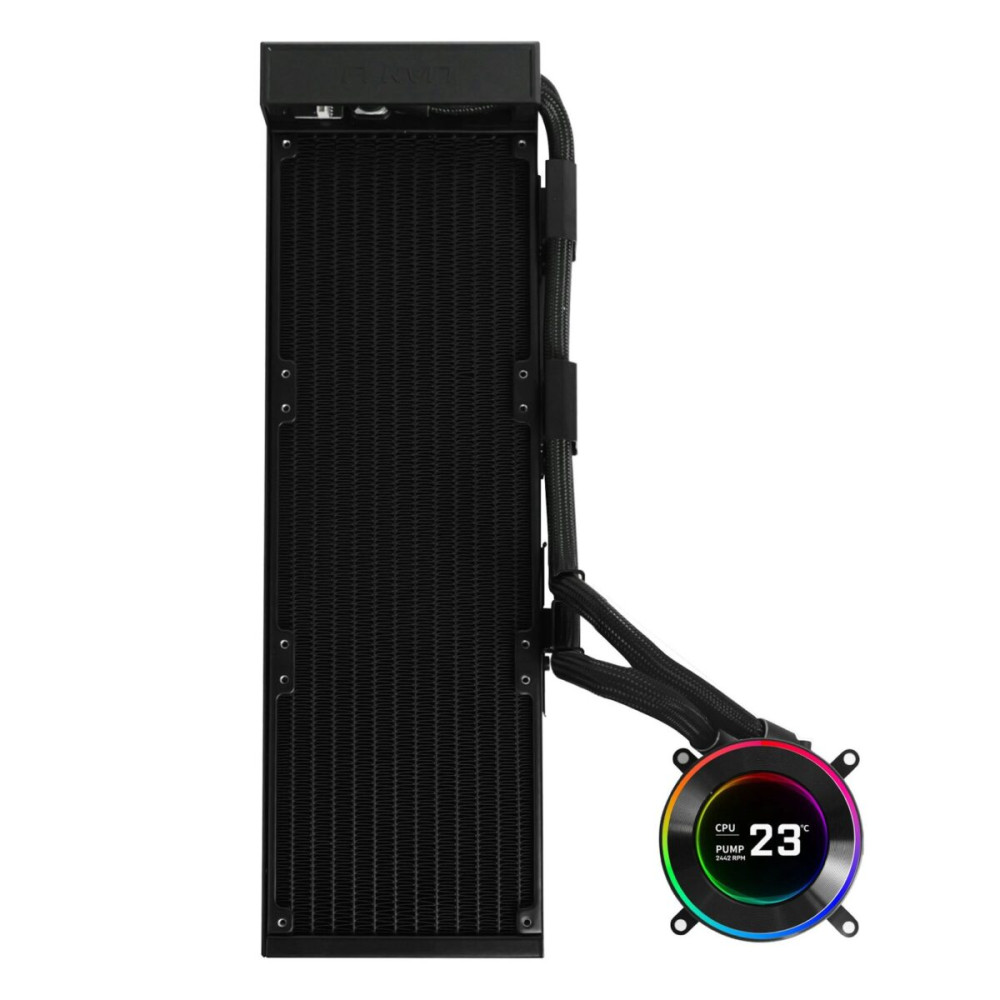 Lian Li HydroShift II LCD-C 360 No Fans Black - AIO CPU Liquid Cooler