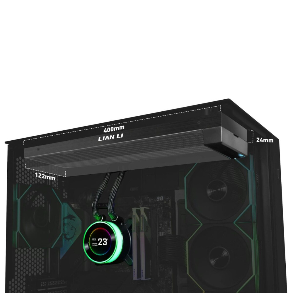 Lian Li HydroShift II LCD-C 360 No Fans Black - AIO CPU Liquid Cooler