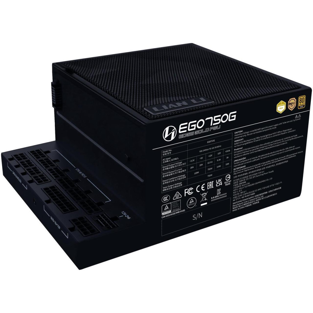 Lian Li Edge 750W Black 80+ Gold, Fully Modular ATX PSU