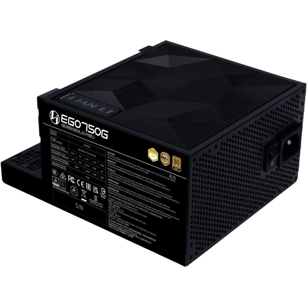 Lian Li Edge 750W Black 80+ Gold, Fully Modular ATX PSU