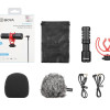 BOYA BY-MM1+ shotgun mic Universal Mini Shotgun Mic 3.5mm for camera, phone, laptop improved signal