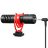 BOYA BY-MM1+ shotgun mic Universal Mini Shotgun Mic 3.5mm for camera, phone, laptop improved signal