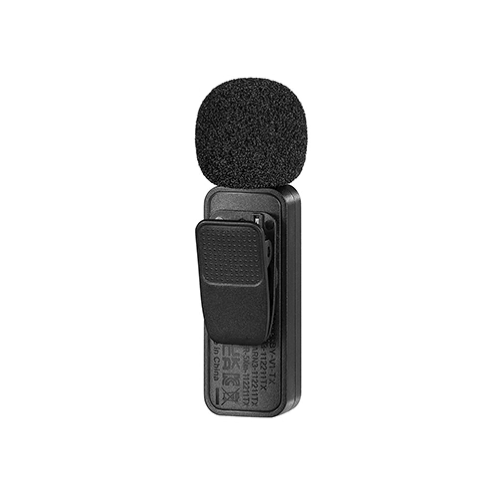 BOYA BY-V2 Wireless 2-person Lavalier Microphone for iPhone iPad Mini Lapel Lightning connection