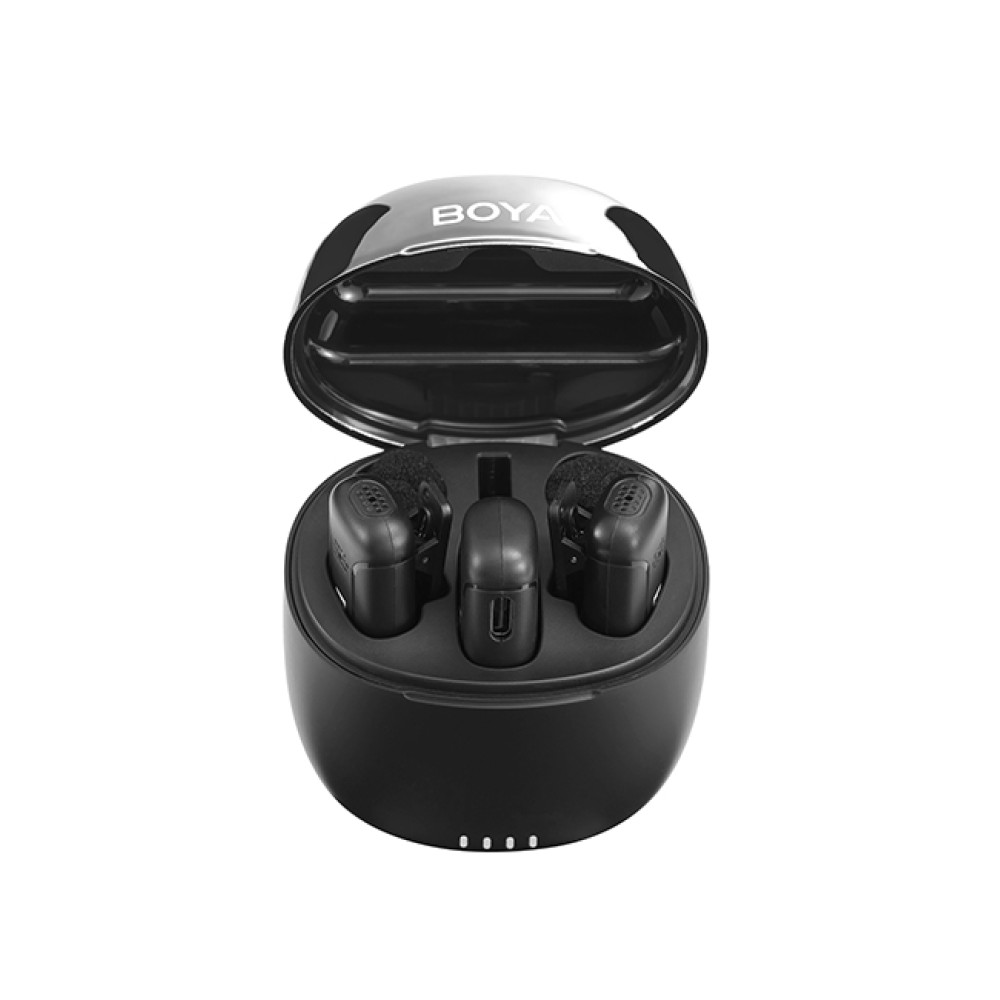 BOYA BY-WM3T-D2 2,4GHz Mobile wireless mic For IOS iPhone (2 transmitters, two person vlog) & charg.