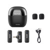 BOYA BY-WM3T-M2  2,4GHz Mobile wireless mic For Camera 3.5Jack (2 transmitters, two person vlog)