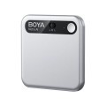 BOYA Notra Silver - AI Audio Recorder - 64GB Room/Phone/BT, AI Transcription & Summary