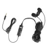 BOYA BY-M1DM wired mic Dual Lavalier Microphone