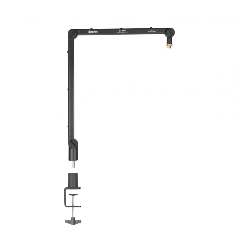 BOYA BY-BA30 microphone Arm mic stand Built-in Cable Catch