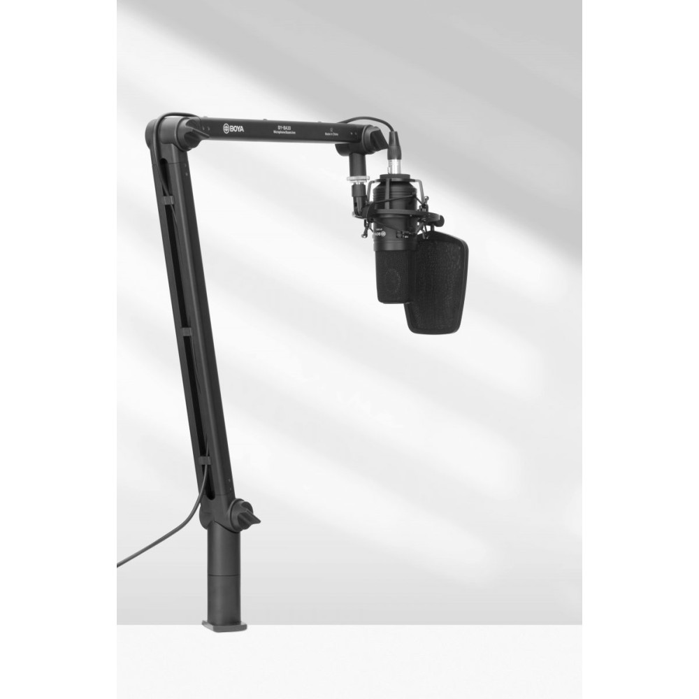 BOYA BY-BA30 microphone Arm mic stand Built-in Cable Catch