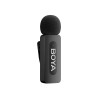 BOYA BY-V30 Mobile Wireless Mic for Android iPhone (USB-C) 2 person vlog w charging case 100m 36h