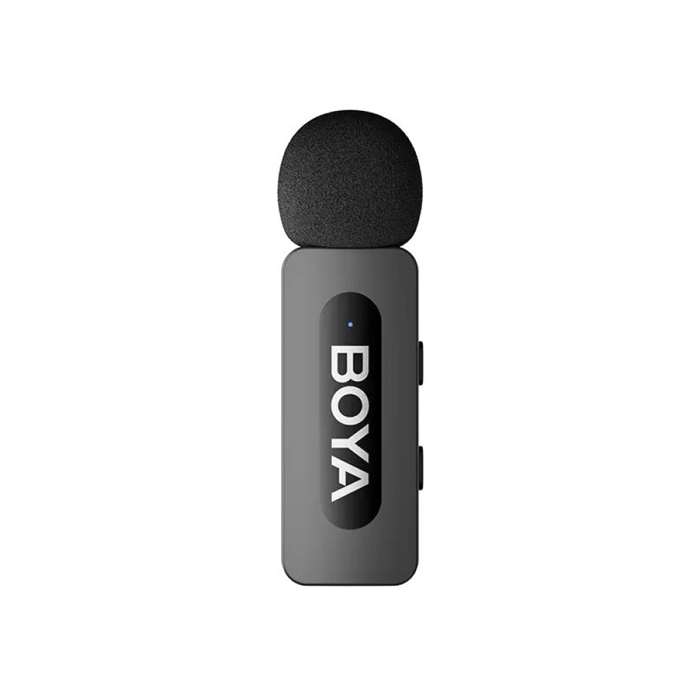 BOYA BY-V30 Mobile Wireless Mic for Android iPhone (USB-C) 2 person vlog w charging case 100m 36h