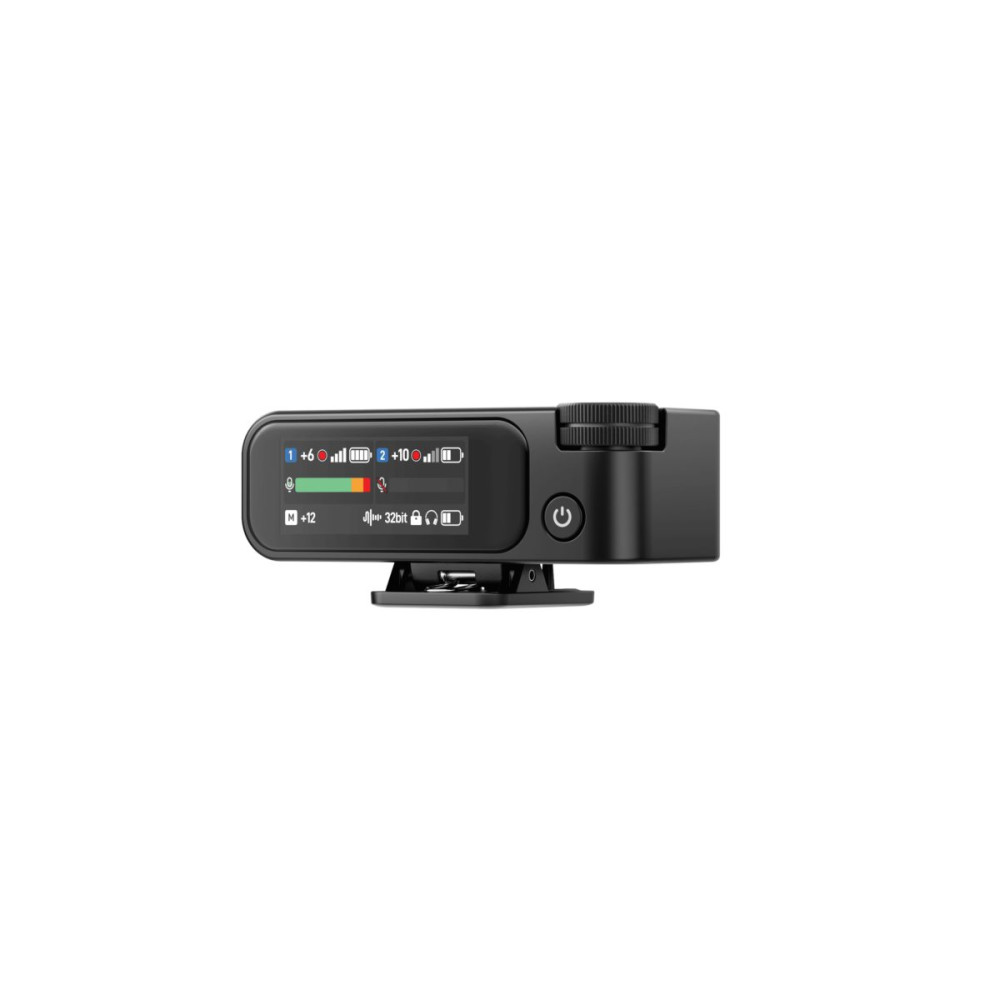 BOYAMIC 2-01 Wireless HD 2xLavalier Microphone USB-C &Camera 2x RXs 32bit Float Onboard Rec 300m 15h