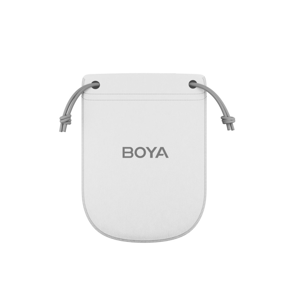 BOYAMIC 2-01 Wireless HD 2xLavalier Microphone USB-C &Camera 2x RXs 32bit Float Onboard Rec 300m 15h