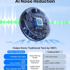 BOYALINK 3 - Type-C, Lightning & 3,5mm AI-Powered Button Wireless Microphone 2 TX + 1 RX + cha. Case