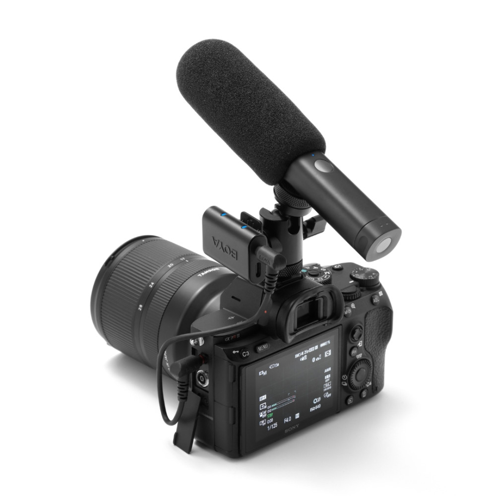 BOYA Magic - Type-C, Lightning & 3,5mm, Camera Receiver Wireless Microphone 2 TX + 3 RX + char. Case