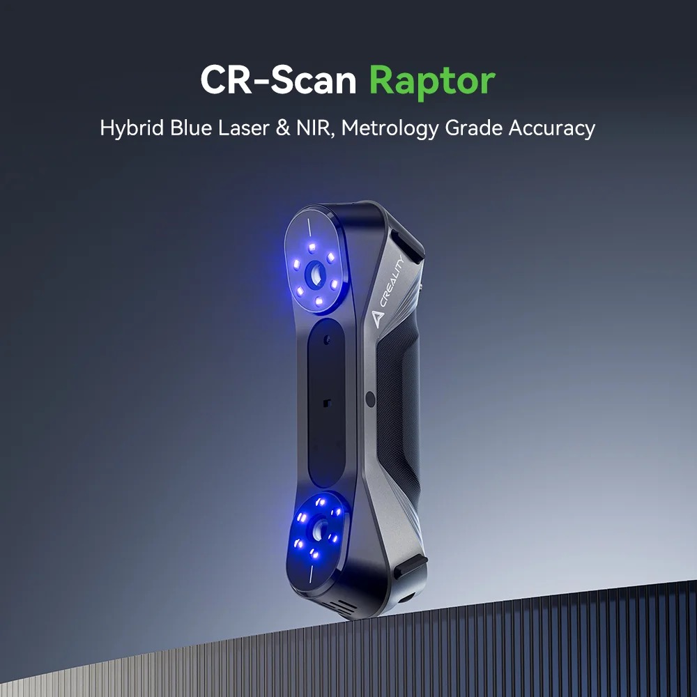 Creality CR-Scan Raptor 3D Scanner (5-2000mm object, 0,02mm scan accurancy, 60fps speed)