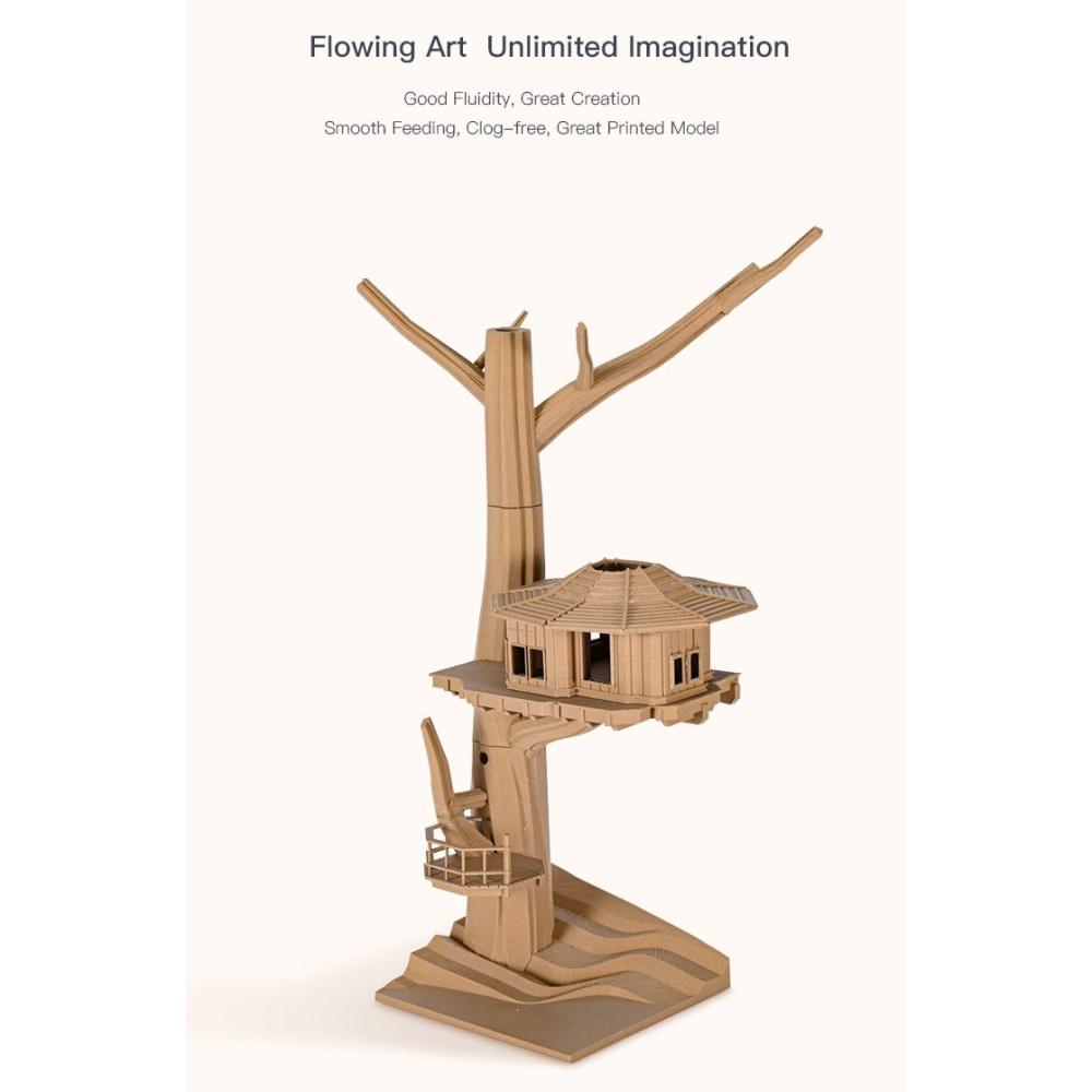 CREALITY CR-Wood Filament White Pine, 3D Printer  1 kg Spool,1.75mm (3301130001)