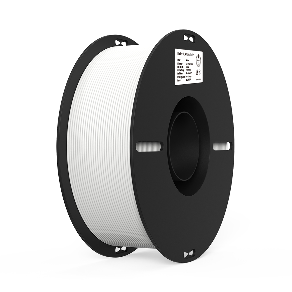 Creality EN-PLA Value Pack 2kg - White - White 1+1kg Ender 3D Printer Filament 3301010347