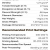 Creality CR-PETG Blue 3D Printer Filament, Hard Glossy, Tensile Str. 49MPA, 1 kg Spool1.75