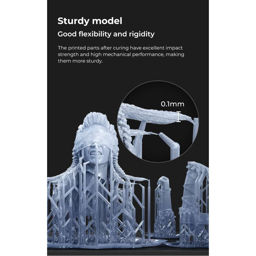 Creality Fast Resin UV Curable Resin Grey (Fast Printing 3302180005 gray)