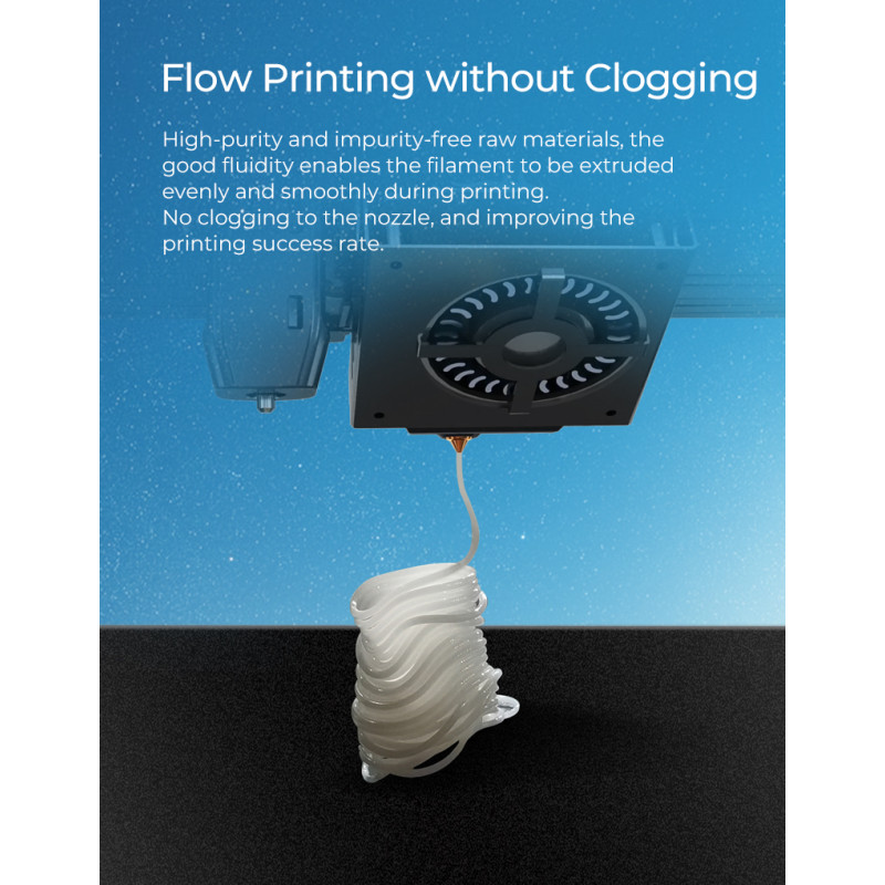 Creality EN-PLA+ Blue Ender 3D Printer Filament Strength 34MPA Bend 77MPa 1 kg Spool1.75