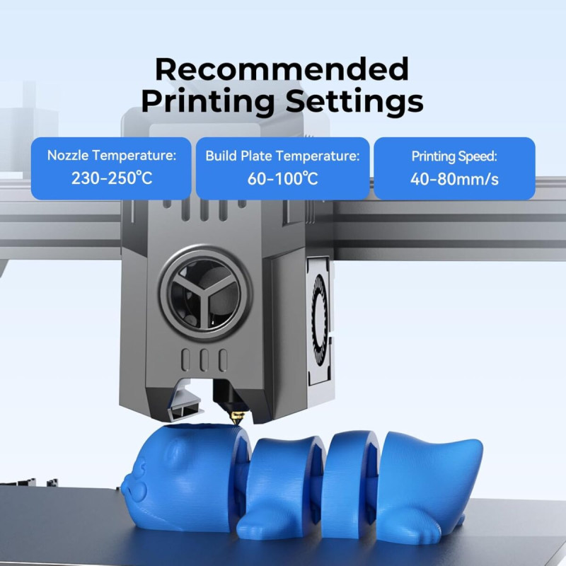 Creality CR-PETG Beige  - No Reel 3D Printer Filament, Hard Glossy, Tensile 49MPA 1 kg Spool1.75
