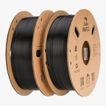 Creality Ender Fast PLA Value Pack 2Kg 2xBlack 300mm/s 3D Printer Filament  2x1 kg Spool,1.76