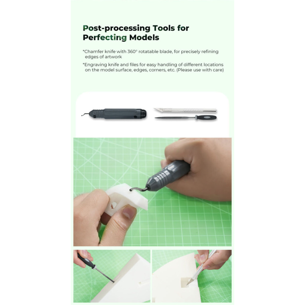 Creality 3D Printer Tool Wrap Kit Pro - 34 pieces of bits for screwdrivers and post-processing tools