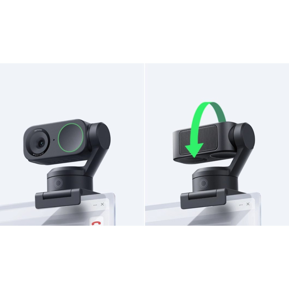 Insta360 Link 2 - 2 Axis Gimbal Edition 4k WebCam, Smart Control, AI Tracking
