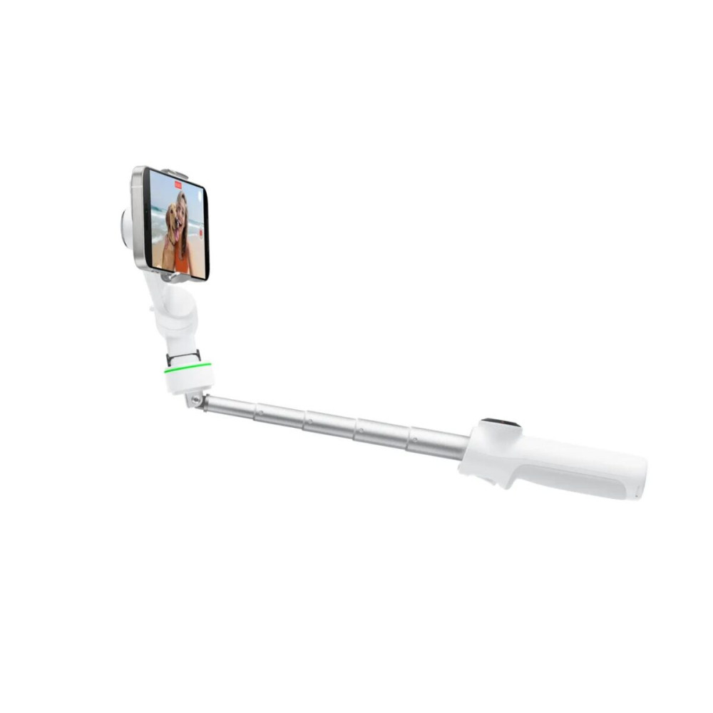 Insta360 Flow 2 Pro Creator Bundle (White) A.I. Powered Gimbal Stabilizer for Smartphone