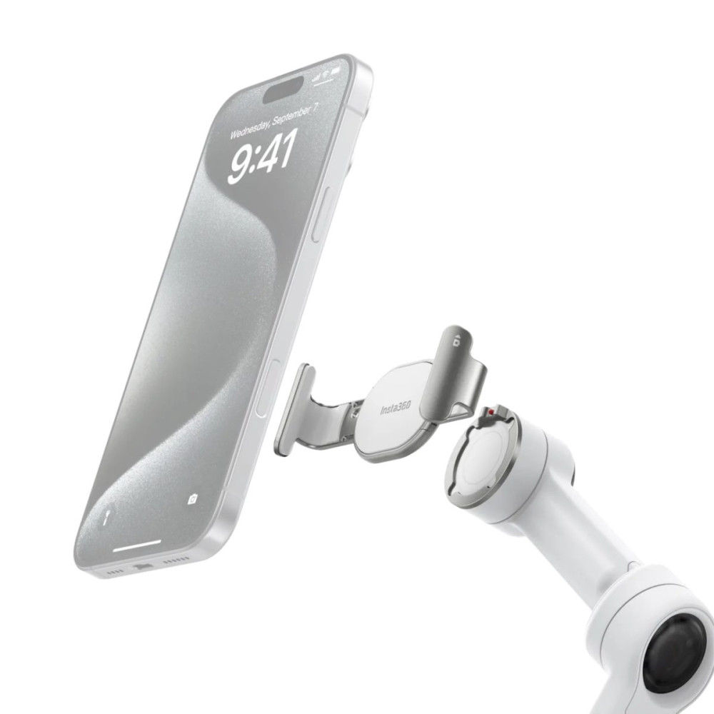Insta360 Flow 2/Flow 2 Pro Magnetic Phone Clamp (White)