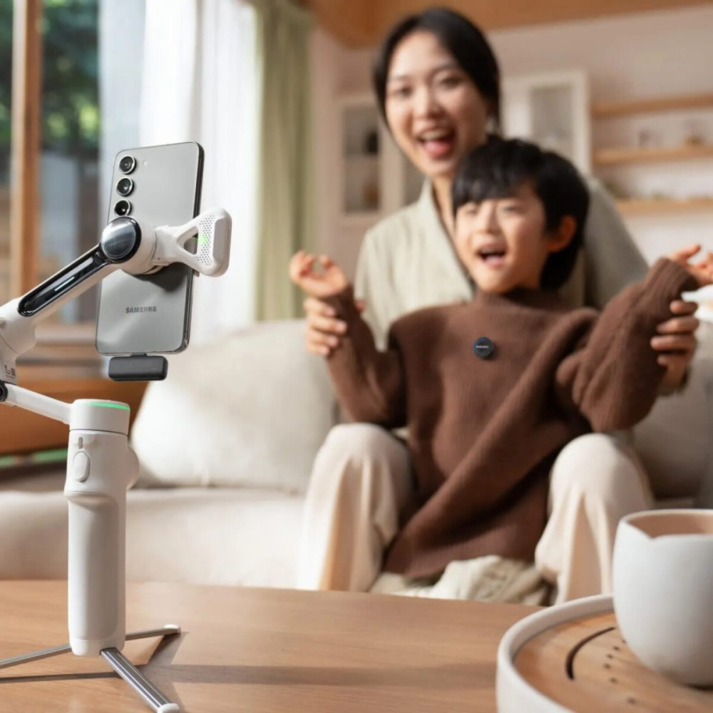 Insta360 Microphone Air (1 Transmitter, 1 Receiver) - 10H Battery, 300m range, built-in noise reduct