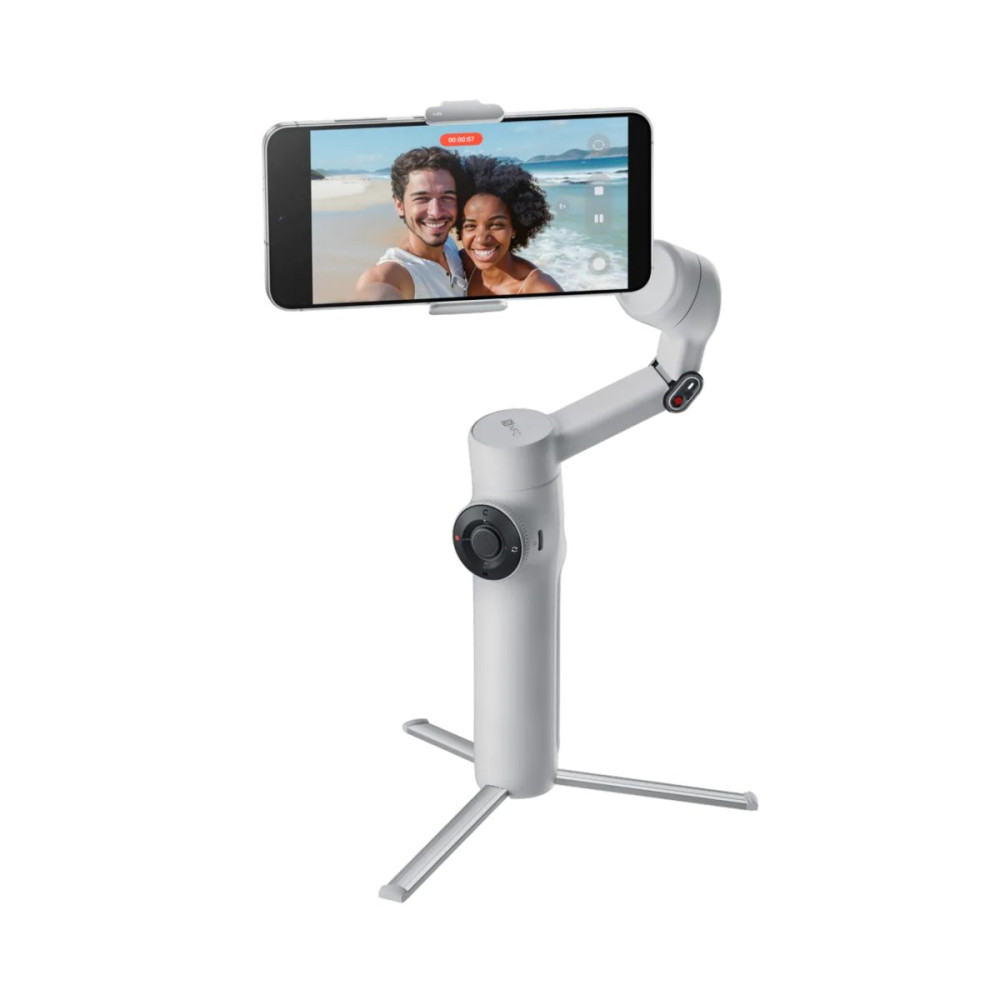 Insta360 Flow 2 Standard Bundle Gray - A.I. Powered Gimbal Stabilzer for Smartphone USB-C