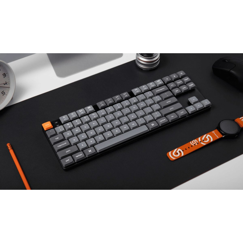 Keychron K1 Max (K1M-H1) ANSI 80% TKL Black Full Assembled Red Switch RGB Hot-Swap Wired Low Profile