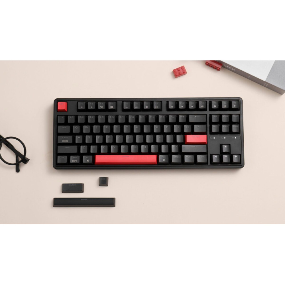 Keychron C3 Pro (C3P-H1) RGB QMK/VIA Mechanical Red Switch - Hot Swappable 80% US Layout