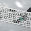 Keychron Q5 Max (Q5M-P1) QMK/VIA Wireless Custom Mechanical White Keyboard-Red Switch 96% US Layout
