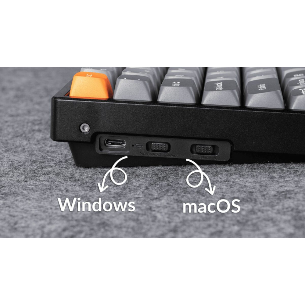 Keychron K2 Max (K2M-J3) QMK Wireless Mechanical Keyboard Brown Switch (Hot-Swap) 75% Us Layout