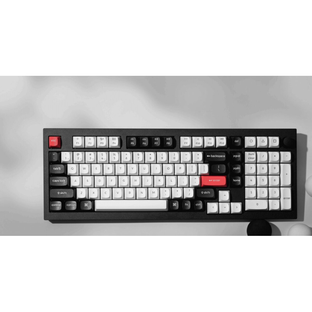 Keychron Q5 HE (Q5H-M1) QMK Wireless Custom Hall Effect Keyboard Purple Switch 96% US Layout