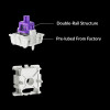 Keychron Q5 HE (Q5H-M1) QMK Wireless Custom Hall Effect Keyboard Purple Switch 96% US Layout