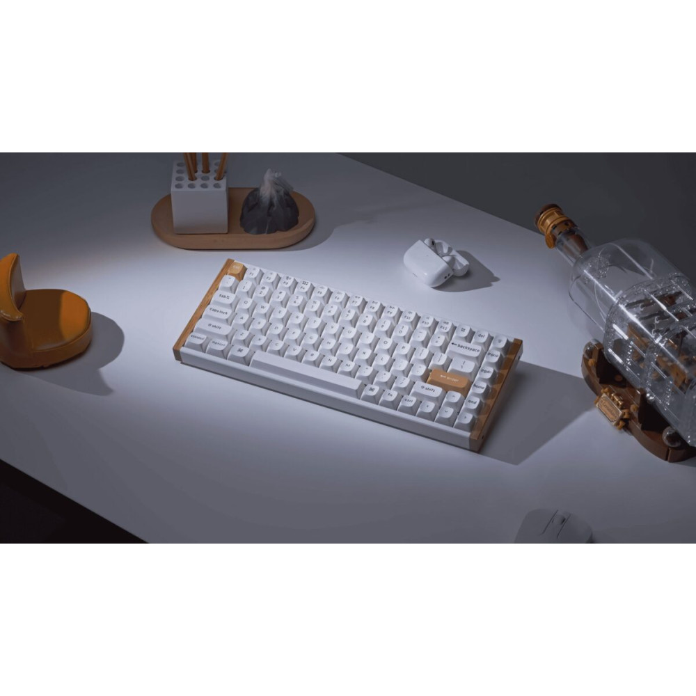 Keychron K2 HE (K2H-Q1) Wireless Magnetic Hall Effect RGB Keyboard 75% US Special Edition Wood White
