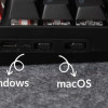 Keychron K8 V2 (K8X-J4) QMK Wireless Mechanical Keyboard Banana Switch HotSwap RGB 80% US Lay Alumin
