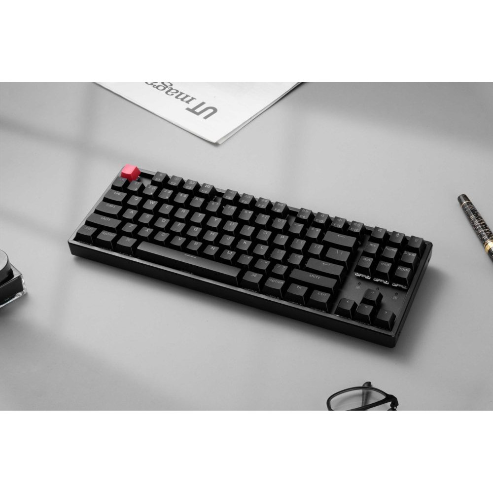 Keychron K8 V2 (K8X-J4) QMK Wireless Mechanical Keyboard Banana Switch HotSwap RGB 80% US Lay Alumin